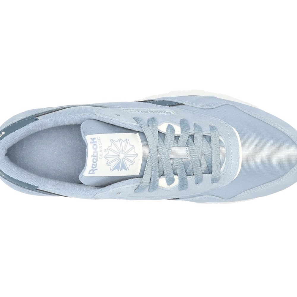 Reebok Men's Classic Nylon Sneaker, Vintage Blue/East Coast Blue/Chalk, Size 9 - Picture 5 of 8